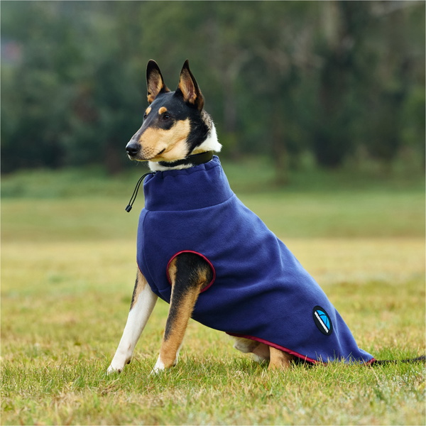 2025 Weatherbeeta Chaqueta De Piel Polares Para Perro Con Cremallera Comfitec 1003457 - Navy